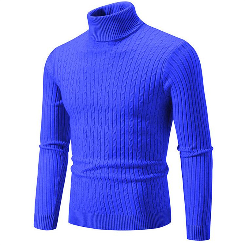 2025 New Men Solid Colour Turt – обзор и цена Turtleneck Sweater Men