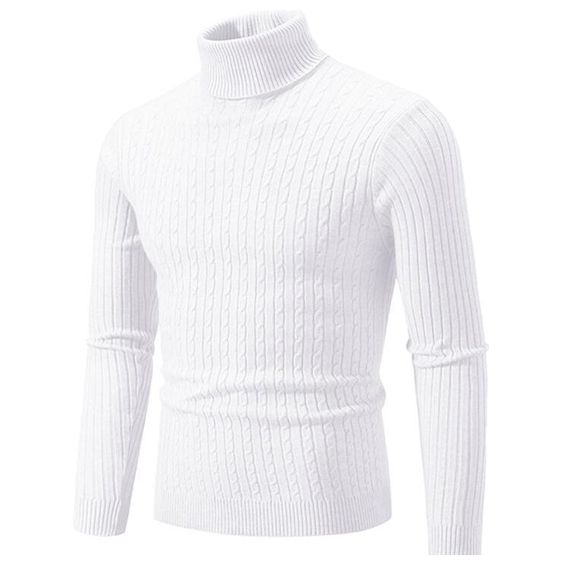2025 New Men Solid Colour Turt – обзор и цена Turtleneck Sweater Men