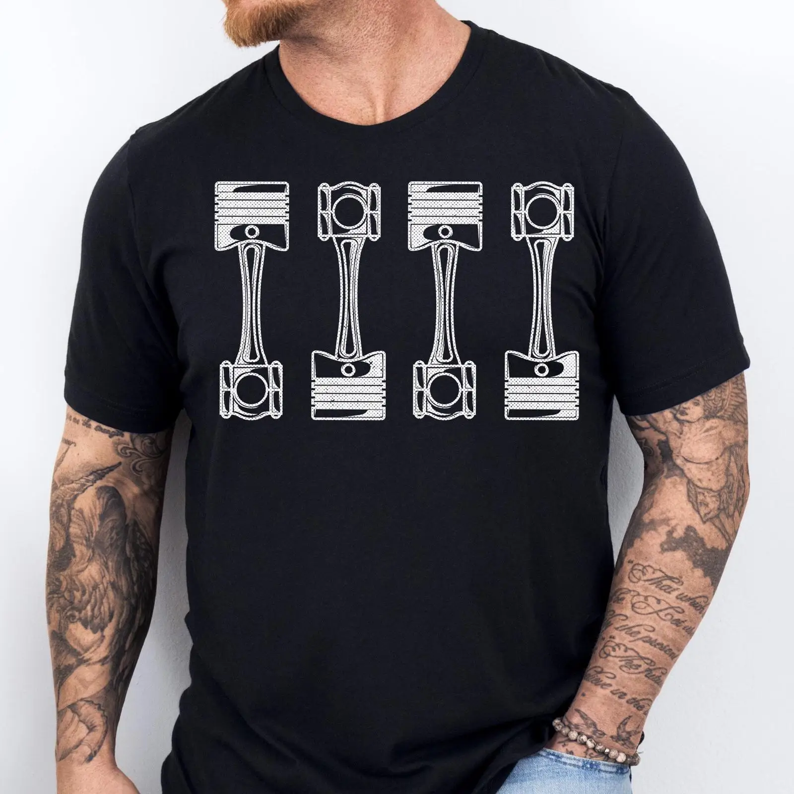 Car Engine Pistons T Shirt Aut – обзор и цена Men'S Fashion Garage