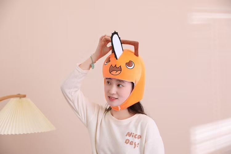 Anime Chainsaw Man Pochita Cos – обзор и цена Mens Fashion Caps