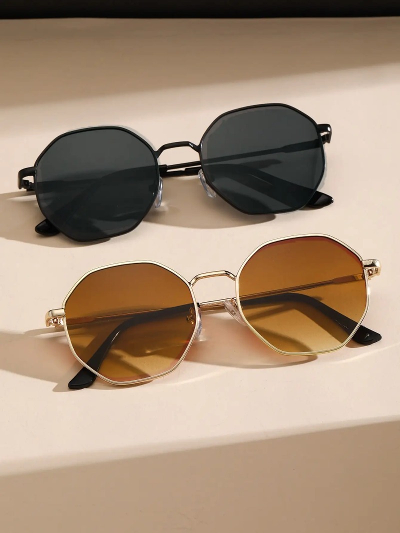 1/3 Pcs Metal Geometric-Round  – обзор и цена Men'S Fashion Round Glasses