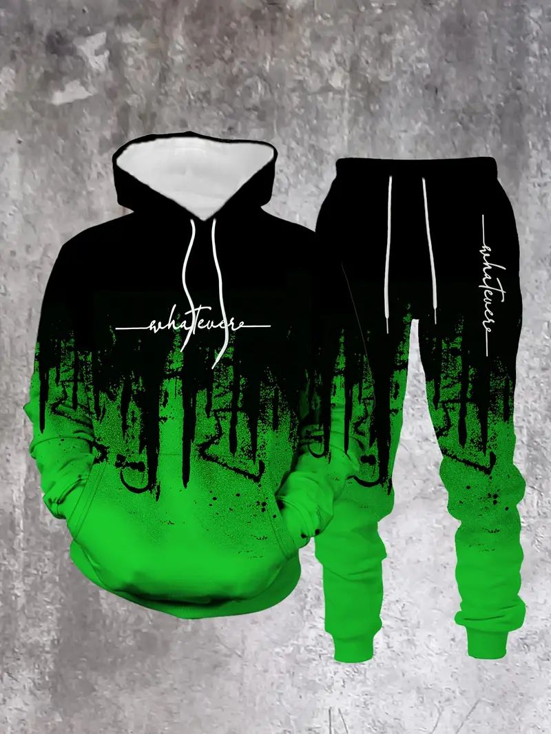 Gradient Color Paris Tracksuit – обзор и цена Paris Fashion Men