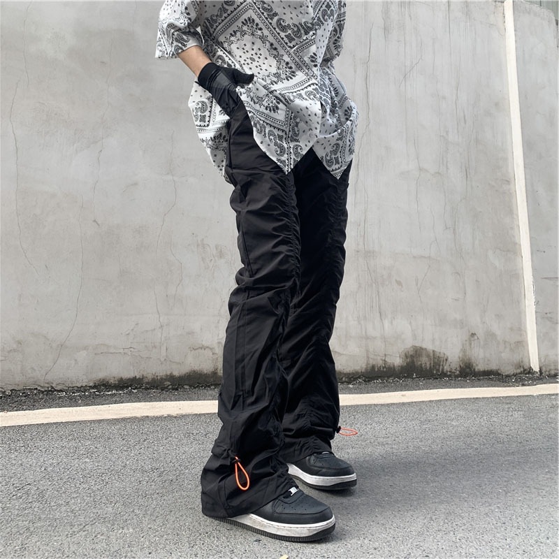 Unisex High Street Flared Trou – обзор и цена Men'S Fashion Trousers