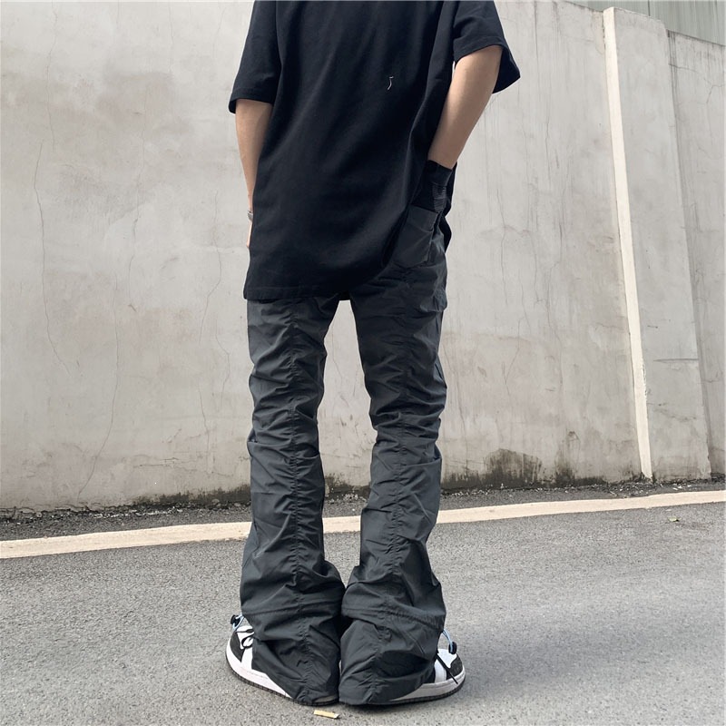 Unisex High Street Flared Trou – обзор и цена Men'S Fashion Trousers