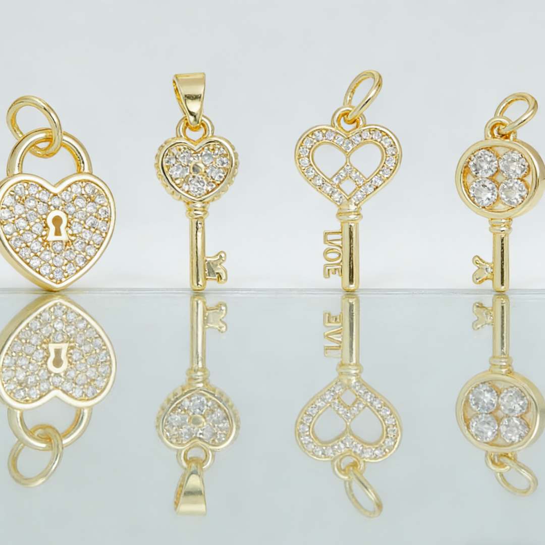 4Pcs Pendants Brass Cubic Zirc – обзор и цена Men'S Fashion Necklaces