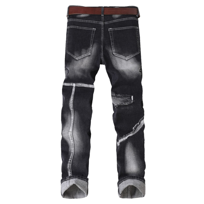 Men's Hole Slim Fit Straight B – обзор и цена Men'S Fashion Nova Jeans