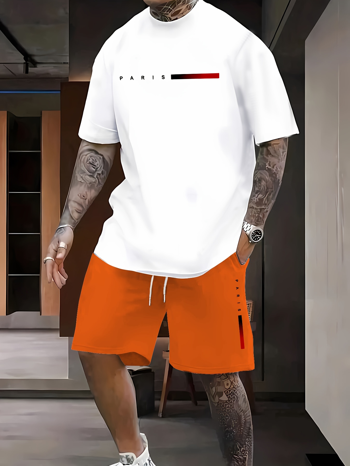 Paris Men's Casual Set Spring/ – обзор и цена Paris Fashion Men