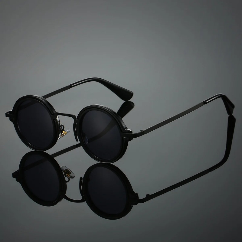 New Retro Metal Round Frame Su – обзор и цена Men'S Fashion Round Glasses