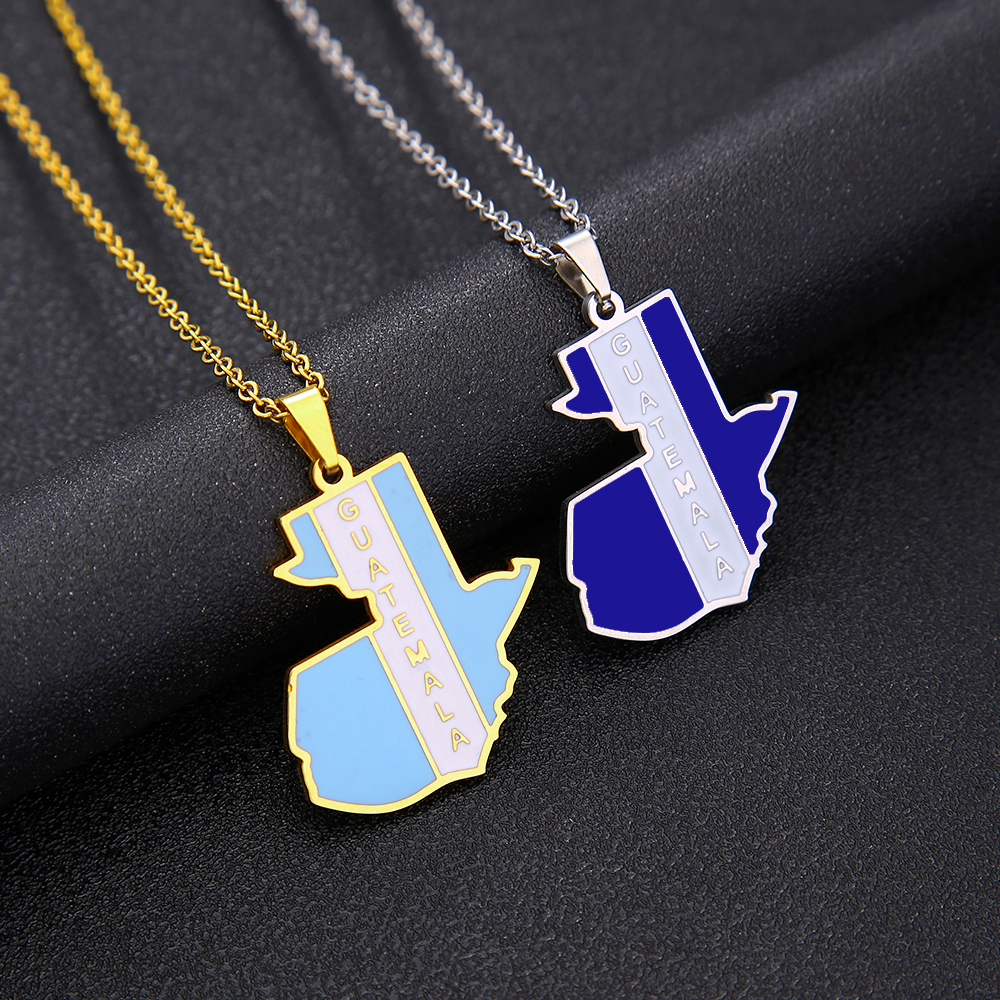 Guatemala Map Flag Pendant Nec – обзор и цена Men'S Fashion Guatemala