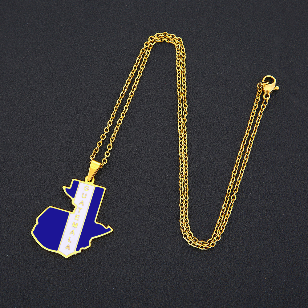 Guatemala Map Flag Pendant Nec – обзор и цена Men'S Fashion Guatemala