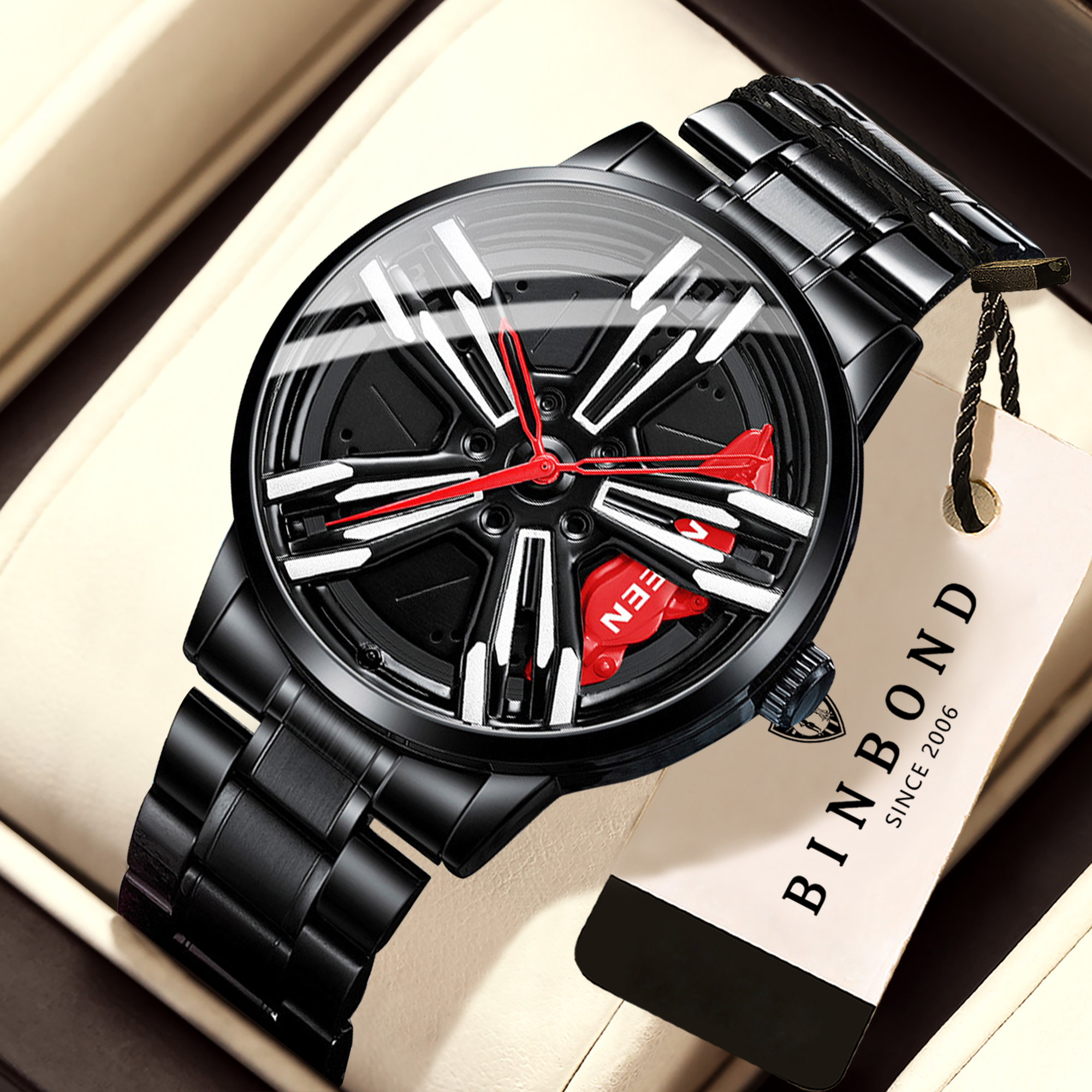 BINBOND wheel hub men's watch  – обзор и цена Men'S Fashion Hub