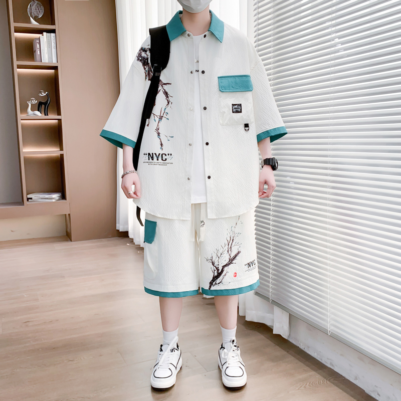 Shirt+shorts 2026 Summer New s – обзор и цена Quality Men'S Fashion