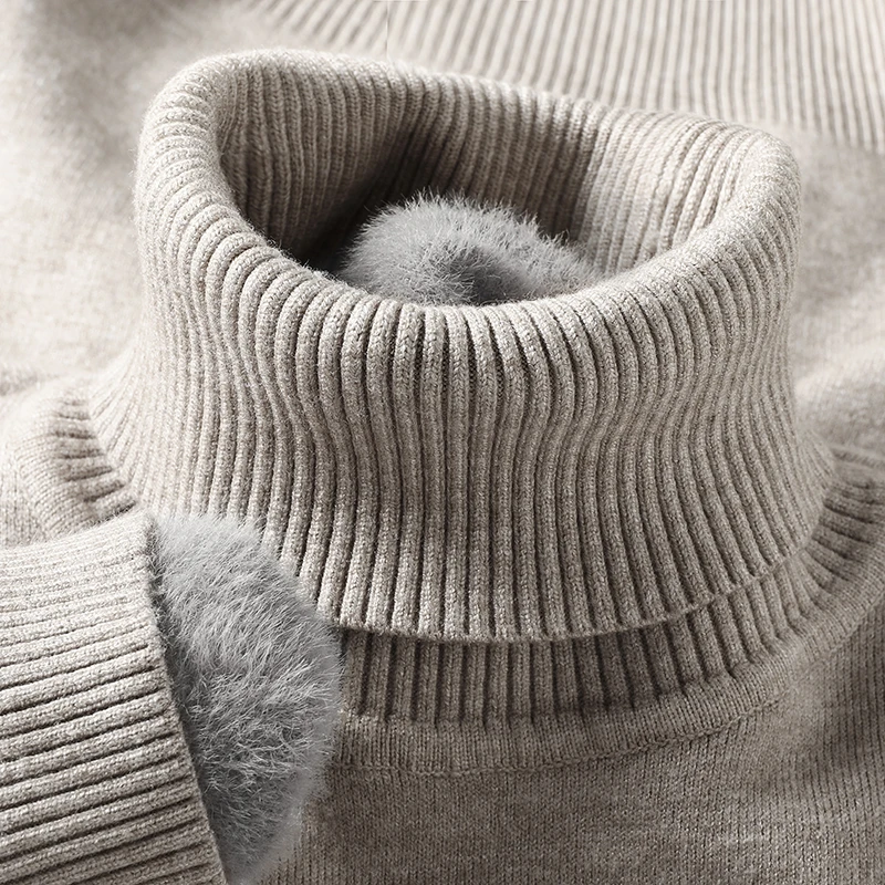 Sweatwear Mens Anti-pilling Hi – обзор и цена Turtleneck Sweater Men